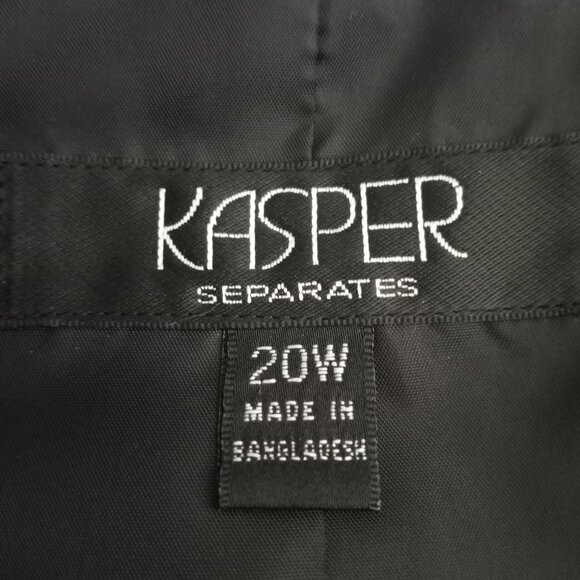 Kasper Royal Blue Button Up Long Sleeve Suit Jacket Blazer Career Business - Picture 7 of 8